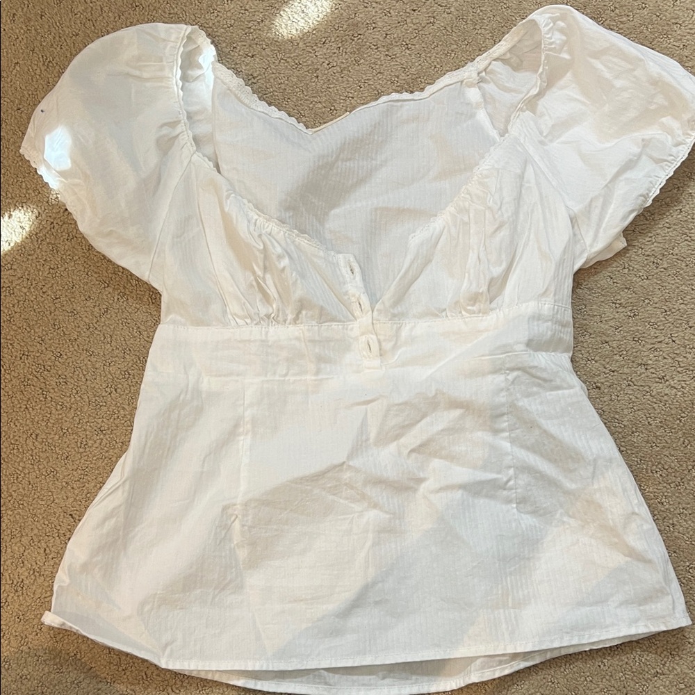 john galt white blouse